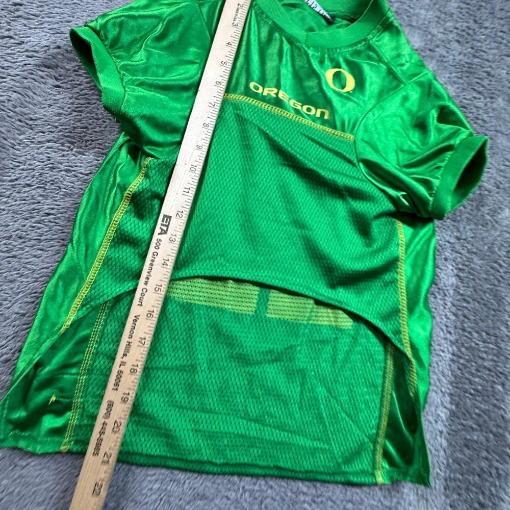 Pets First Oregon Ducks Dog Jersey XL Green Excellent NCAA UofO #00 Shirt